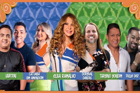 Dorgival Dantas, Elba Ramalho, Falamansa Daniel estão entre as atrações já confirmadas para o Arraiá de Feira de Santana